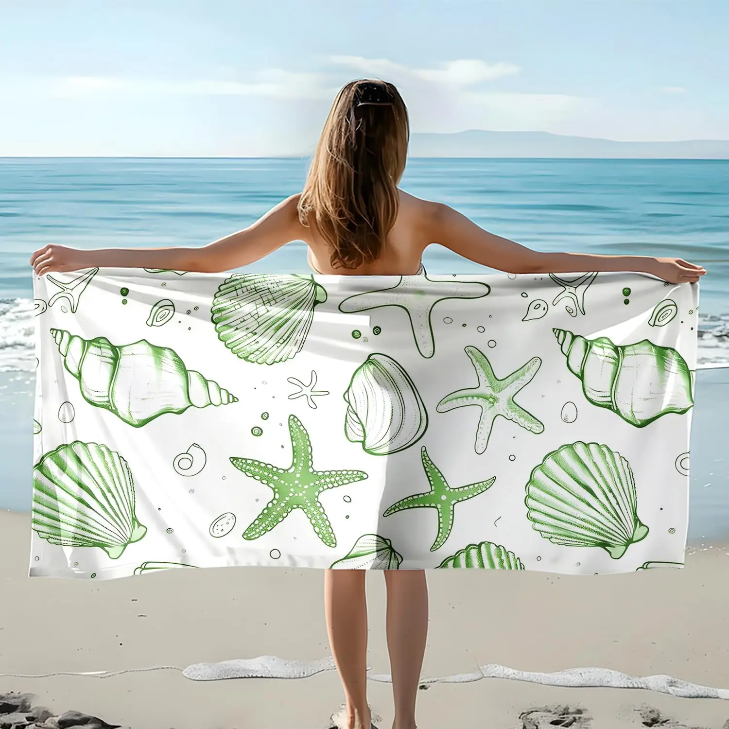 Extra Large Beach Towel , Ultra Absorbent, Quick Drying, Super Soft Beach Towel, Oversize Sand Free, Travel Essentials Blanket