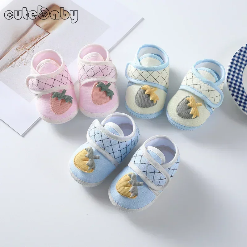 Baby Girl Shoes First Walkers Lace Floral Newborn Baby Shoes Princess Infant Toddler Baby Shoes for Boys Flats Soft Prewalkers