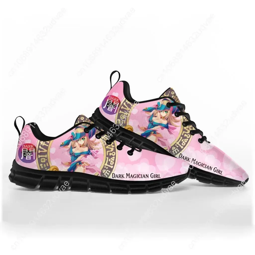 Dark Magician Girl Anime YuGiOh Yami Mutou Sports Shoes Mens Womens Teenager Kids Children Sneakers Casual Custom Couple Shoes