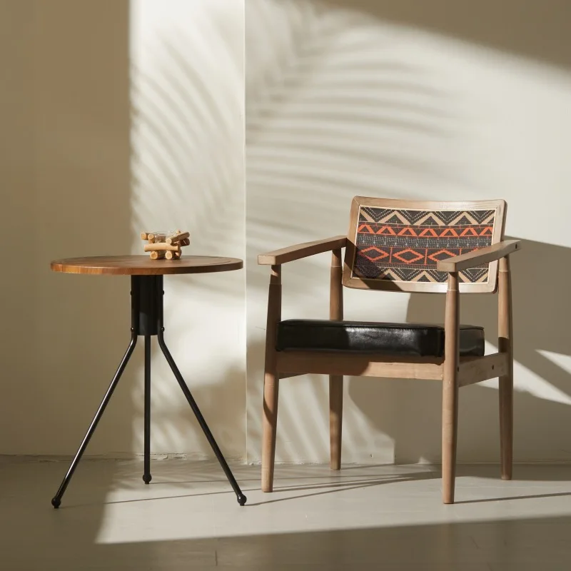 

Деревянные минималистичные стулья для кафе, модные стулья для гостиной, балкона, двора, кафе, роскошная мебель для виллы в скандинавском стиле Cadeira Ls40kfy