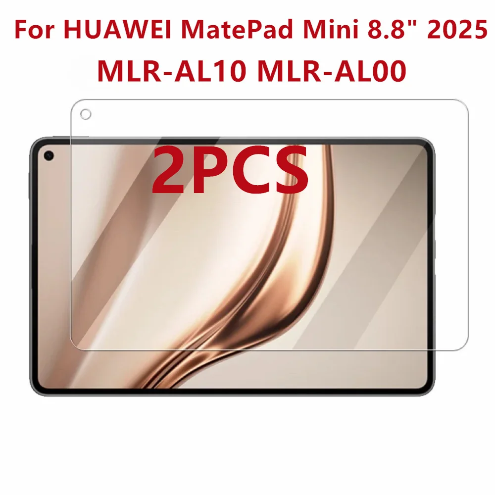 

2 PCS 9H Tempered Glass Tablet Screen Protector For HUAWEI MatePad Mini 8.8 Inch 2025 MLR-AL10 MLR-AL00 HD Clear Protective Film
