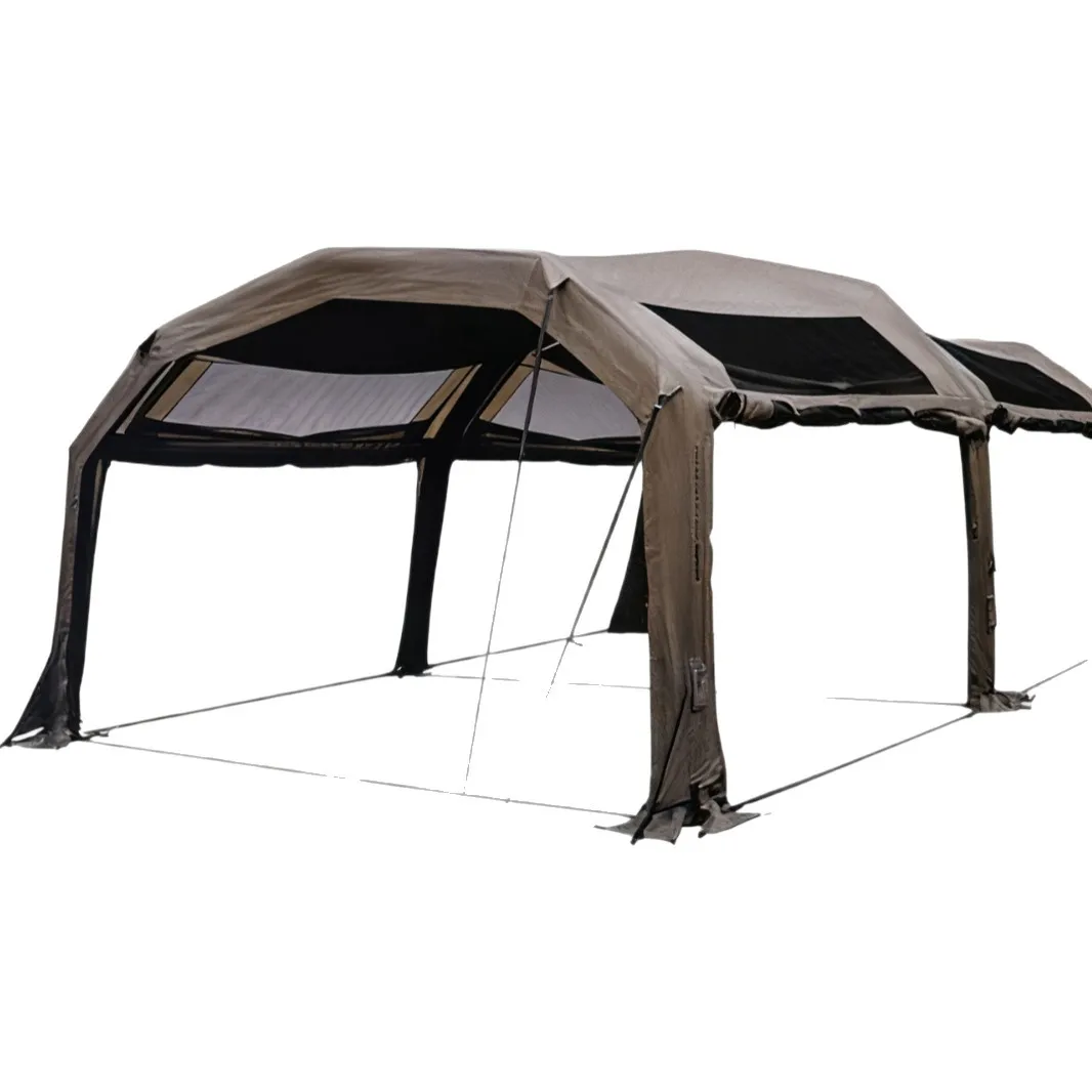22 square meters inflatable tunnel tent large space sunshade sunscreen automatic inflatable column tunnel