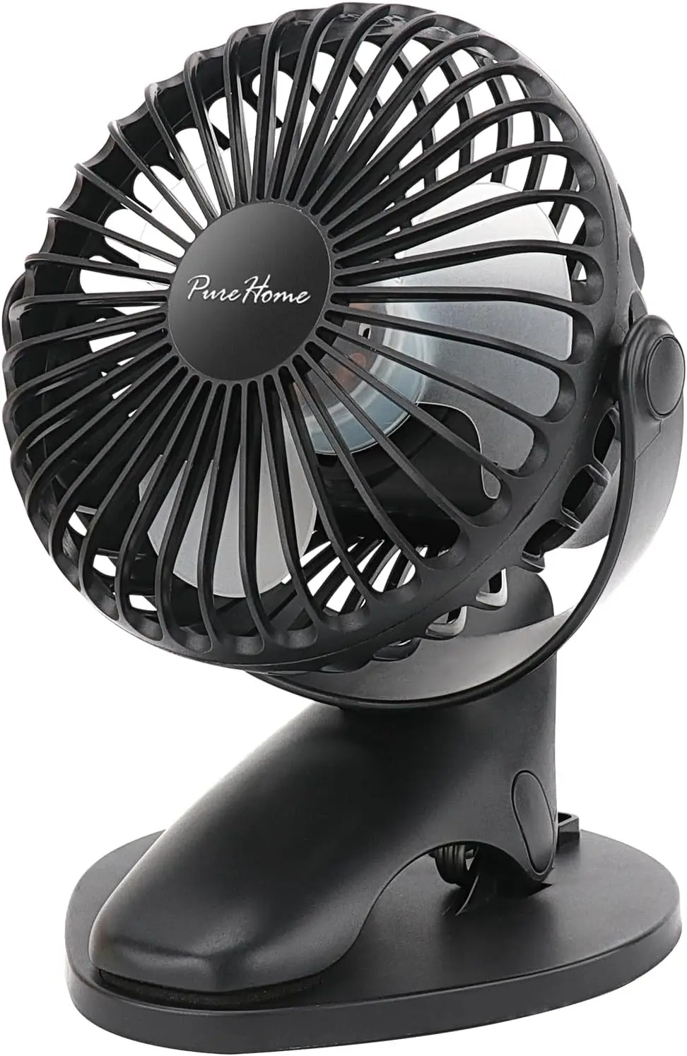 

Portable Clip Fan Battery Operated, 3 Speeds USB Rechargeable Mini Fan with Strong Airflow, 360° Rotation Ultra Quiet Personal