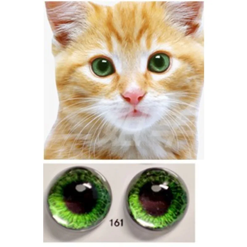 Animal Doll Eye Accessories DIY Glass Cat Eyes Animal Eyes Twisted Dragon Eyes Handmade Doll Wool Felt