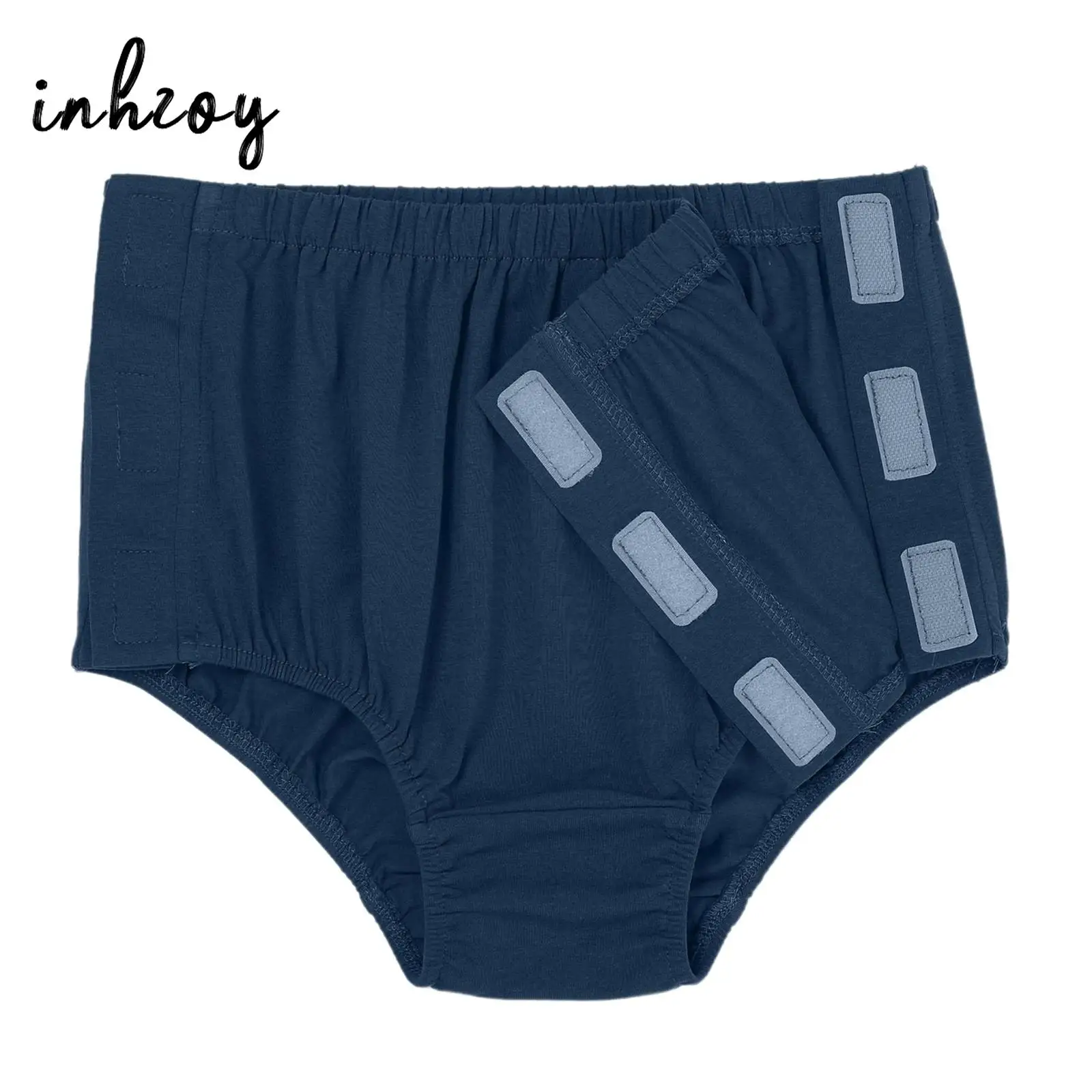 

Mens Womens Unisex Tear-away Underwear Hoop and Loop Closure Nursing Underpants Adaptive Underwear for Elders Bedridden Patients