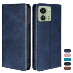 Bussiness Leather Phone Case for Motorola Edge 40 30 Neo Edge 2023 Flip Cover Magnetic Wallet Case Cover Stand Funda