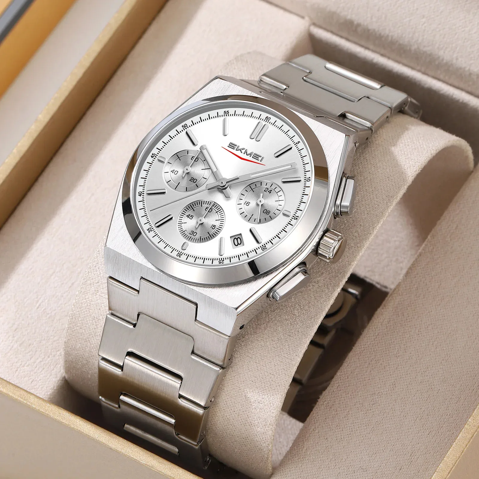 

Мужские кварцевые электронные наручные часы SKMEI 9371, деловые часы