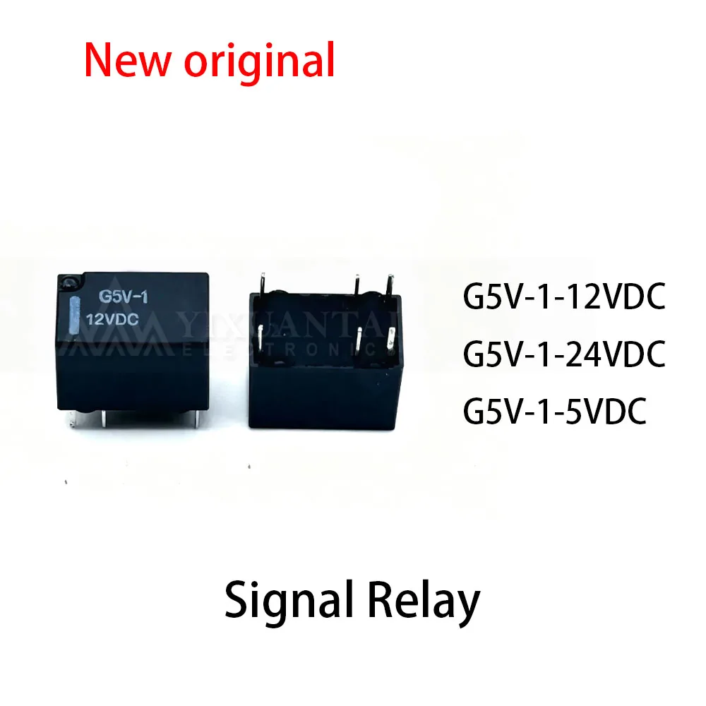 10Pcs G5V-1-12VDC G5V-1-24VDC G5V-1-5VDC Signal 12V 5V 1A 6-pin DC24V relay 24V