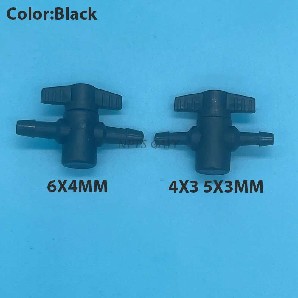 8PCS Solvent UV Plastic 2 Ways Ink Valve two Ways for Flora Xuli Roland Aifa Printer Ink Tube Switch CISS System Manual Valves