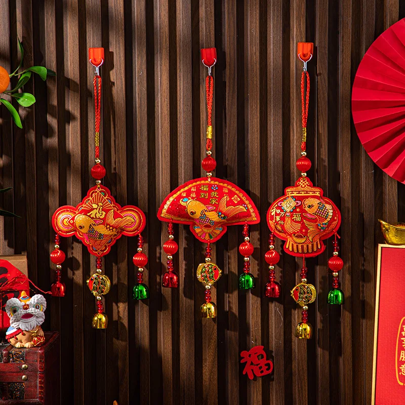 

2026 Traditional Chinese New Year Hanging Strings Bell Hanging Decoration Spring Festival New Year Decoration Items Chinese