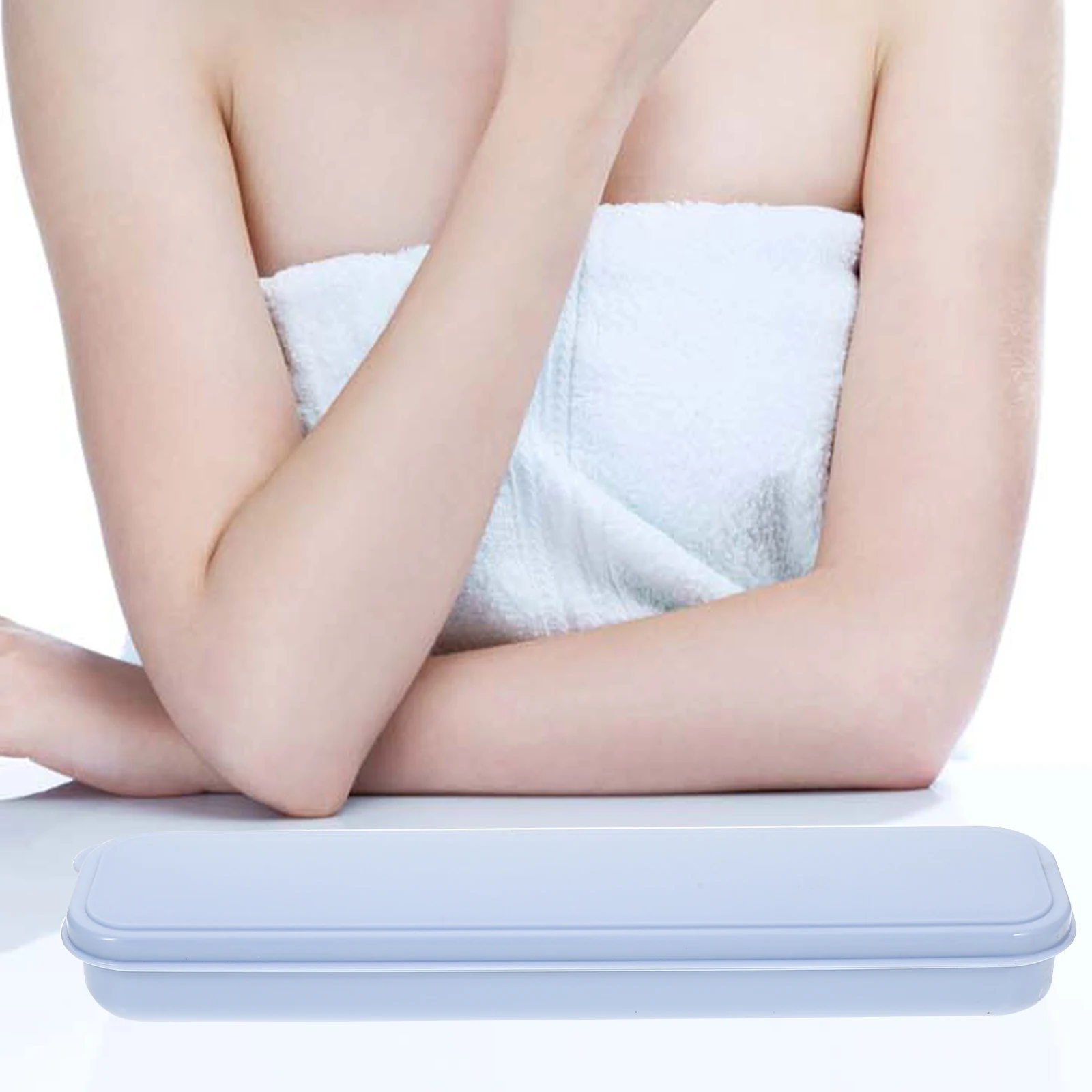 6pcs Makeup Brush Storage Case Organizer Box Travel Pencil Box Slim Portable Multi-Functional Pen Holder Large Capacity