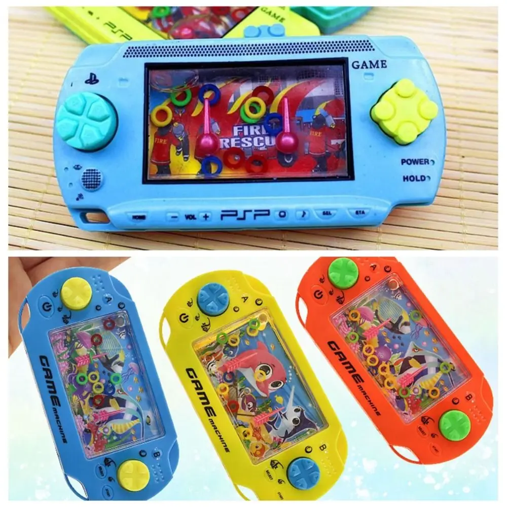 Macchina da gioco interattiva genitore-figlio con anello d'acqua, capacità di pensiero, regalo, gioco d'acqua portatile per bambini, gioco circolare classico retrò