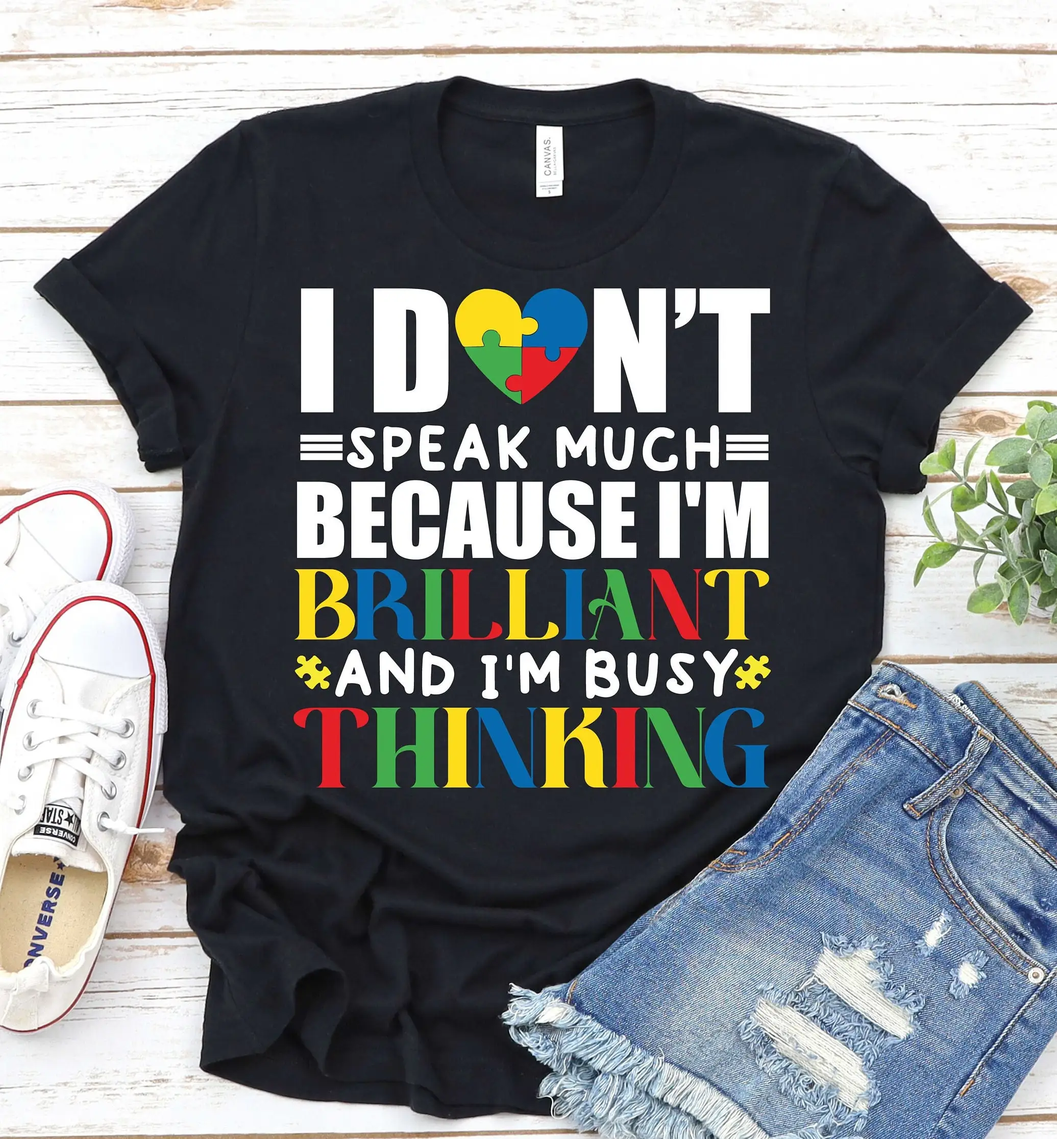 Autism Awareness T Shirt Special Education Teacher Acceptance For Mom Women Support