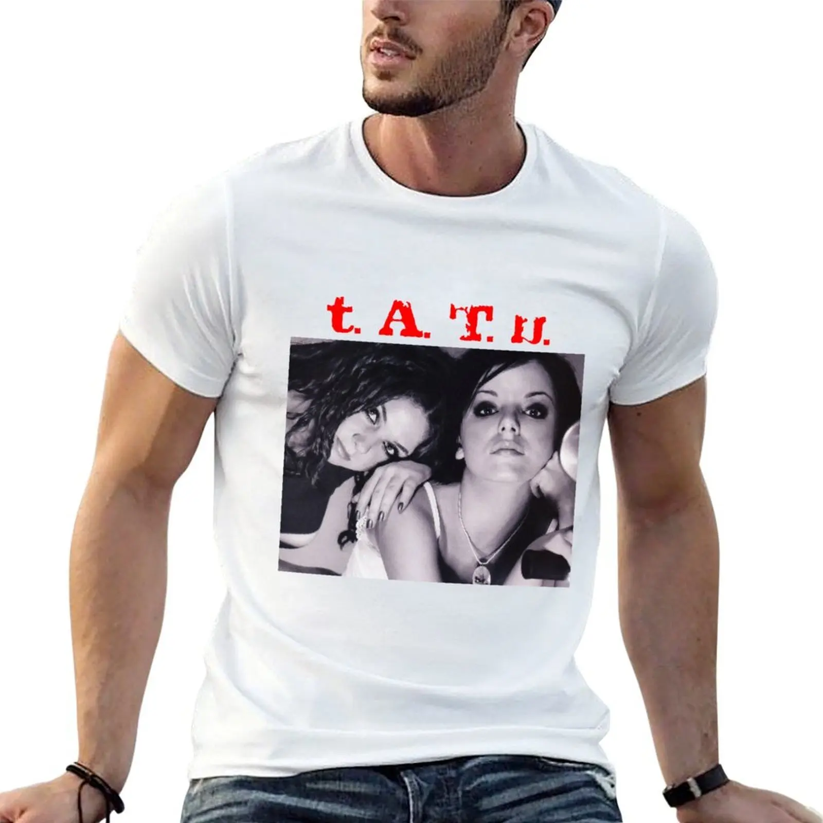 

t.a.t.u popart T-Shirt man graphic t shirt man tshirt T-Shirt