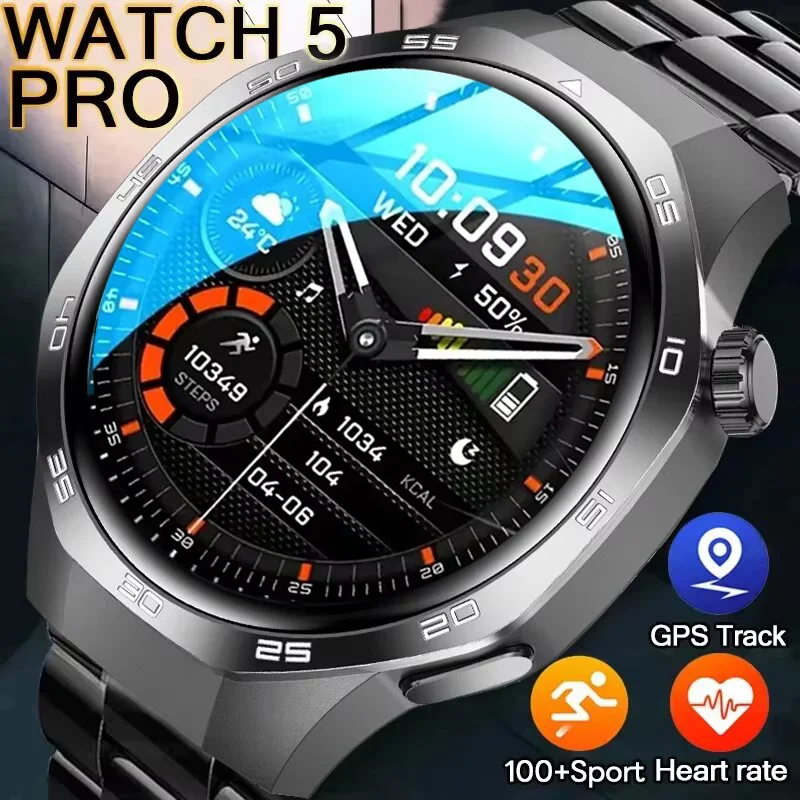 2026 New Original Watch 5 Pro Sports Smartwatch Men GPS Comp