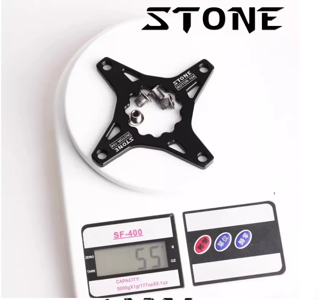 

Stone Bicycle Chainring Spider for Rotor 30mm rex 3D 1 2 Crank to BCD104 1x System Offset 5mm