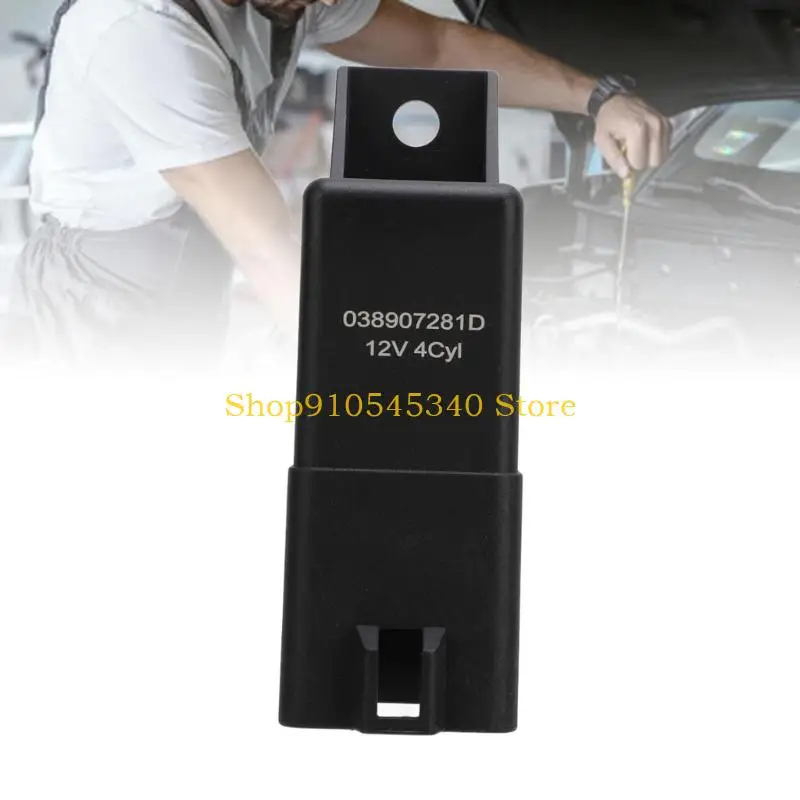 U2JA Single Black Housing Preheat Unit 12V 038907281D for Listed Vehicle Service Needs and Routine Cold-Start Circuit