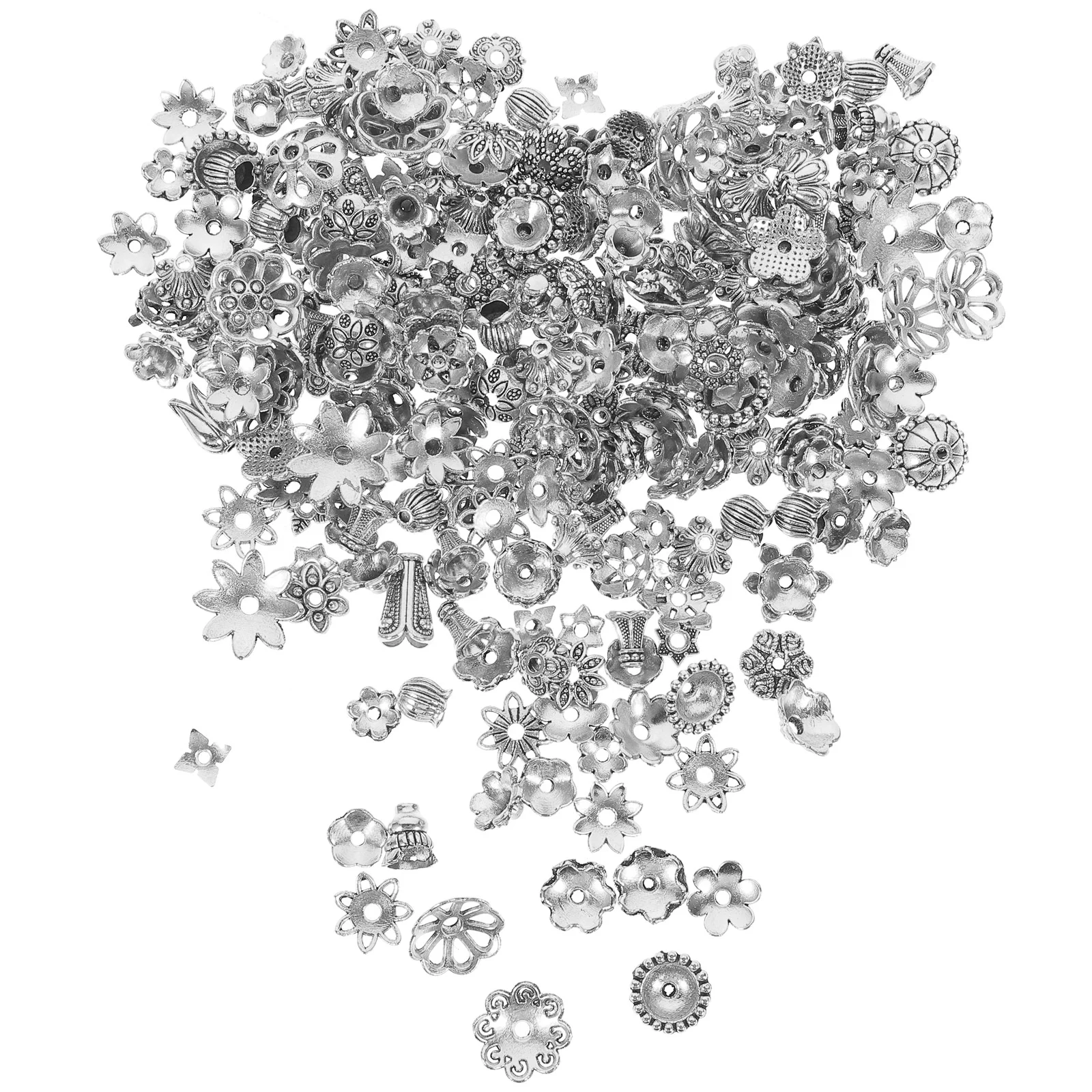 Bracelets Kit Ornament Torus Bead Making Beads Beaded Necklace Jewelry Loose Spacer For Silver