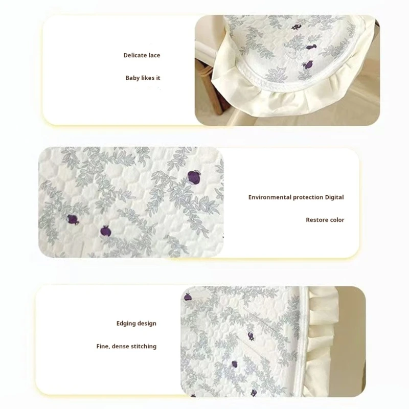 Baby-Kinderwagen-Kissen, Kleinkind-Kinderwagen-Einlage, Sommer-Kühl-Gel-Pad für Kinderwagen, atmungsaktives Kissen A2UB – Detail 6