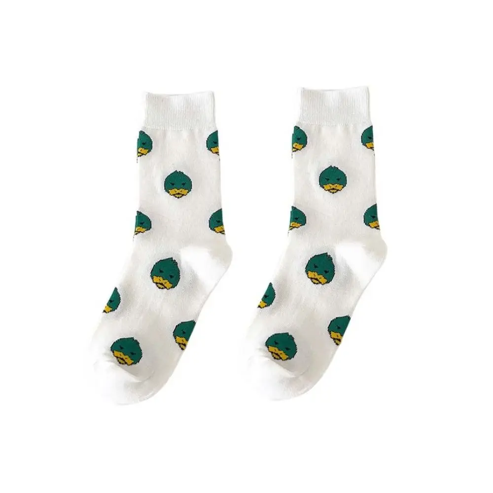 

Funny Dog Cartoon Tube Socks Duck Bear Mid-Calf Socks Animals Hosiery Ankle Short Socks Streetwear