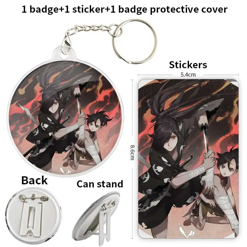 Hyakkimaru Anime Character Game Soft Button Badge Brooch anchor Peripherals Pin Backpack Decoration Jewelry Peripheral Fandom