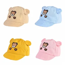 Baby Baseball Cap for Boy Girl Cartoon Bear Infant Sun Hat Spring Summer Cute Animal Toddler Kids Peaked Caps Gorras