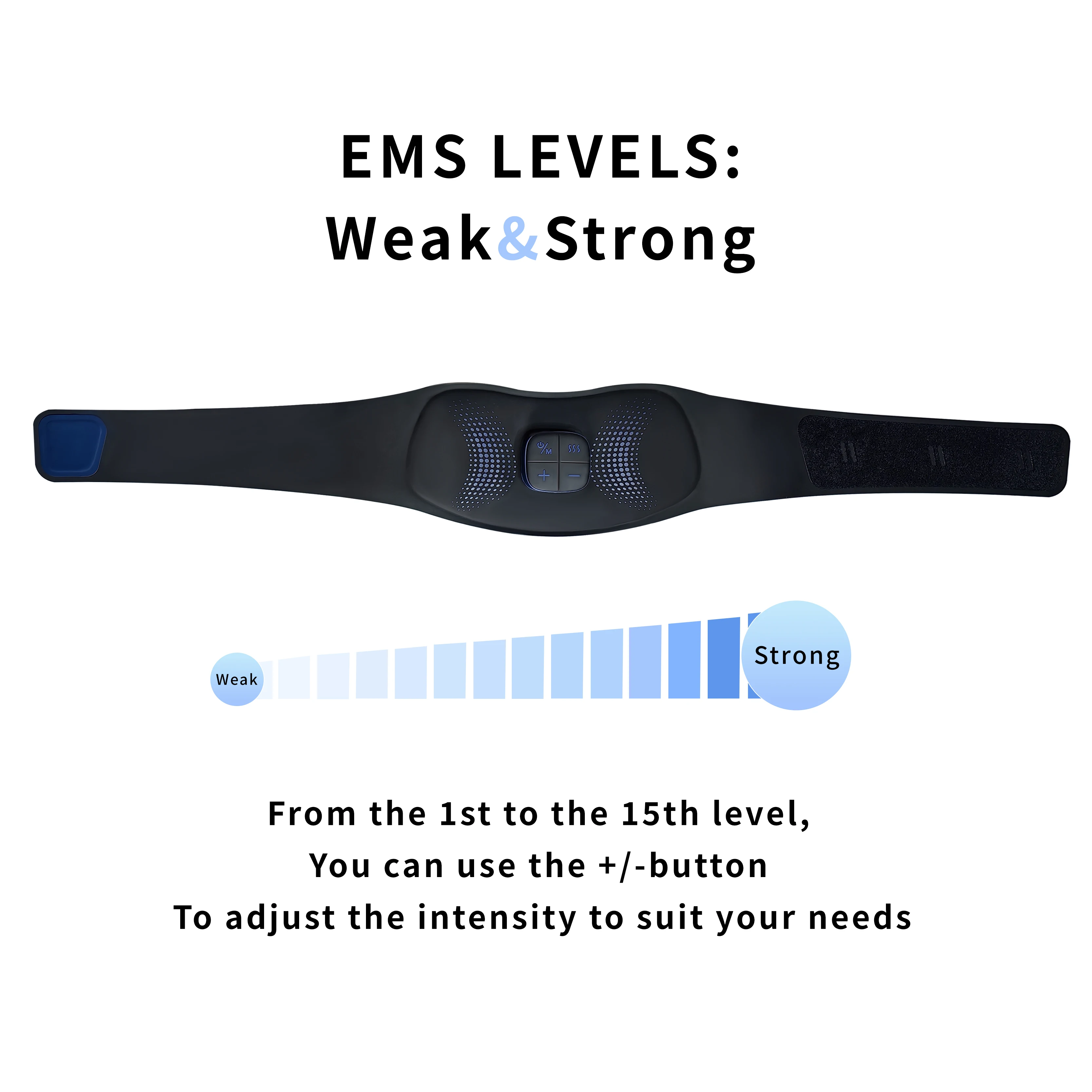 Vendita in fabbrica Vari decine EMS Cintura massaggiante per la vita con riscaldamento con luci rosse Cintura per massaggio addominale Ems