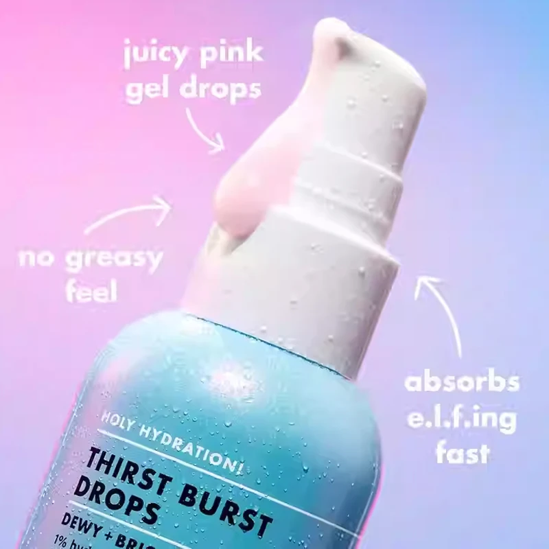 ELF 겨울 보습제 피부에 수분을 공급하는 버스트 드롭스 브라이트닝 보습 브라이트닝 젤 에센스 건조함 완화