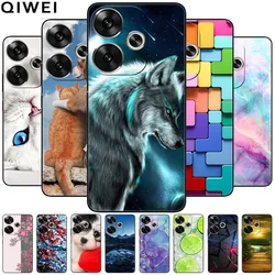 For Xiaomi Redmi 13 Case Silicon TPU Black Bumper Cover Phone Cases for Redmi 13 4G 5G Redmi13 Protection Coques Soft Shell