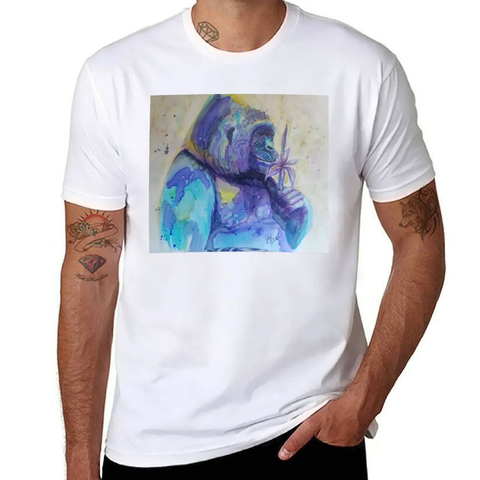 

Stop and Smell the Flowers T-Shirt t shirts for man cotton essential t shirt T-Shirt