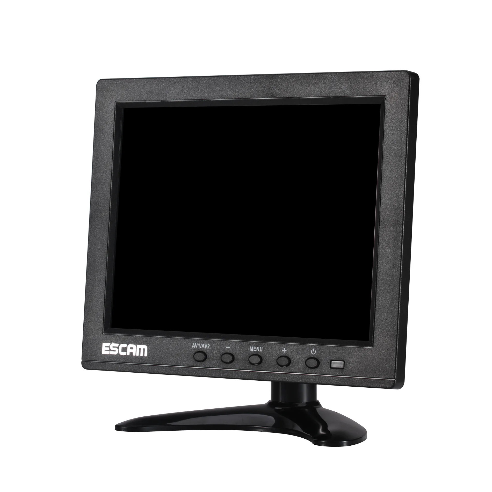 Imagem -03 - Escam T08 Polegadas Tft Lcd 1024x768 Cctv Monitor com Vga Hdmi Compatível av Bnc Usb para pc Câmera de Segurança Cctv