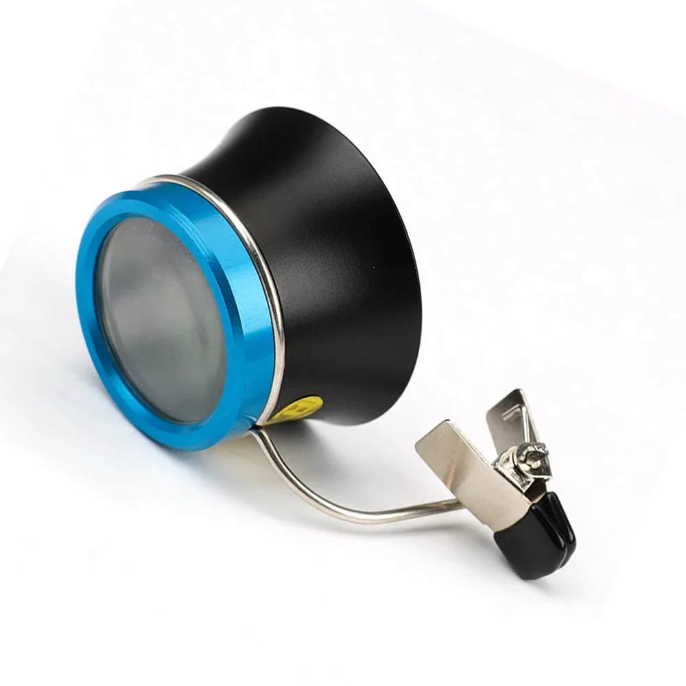 إصلاح صانعي الساعات KATWAY، أداة تشغيل المعالجة، عدسة مكبرة محمولة بمشبك 5X 10X 20X HH-AA68