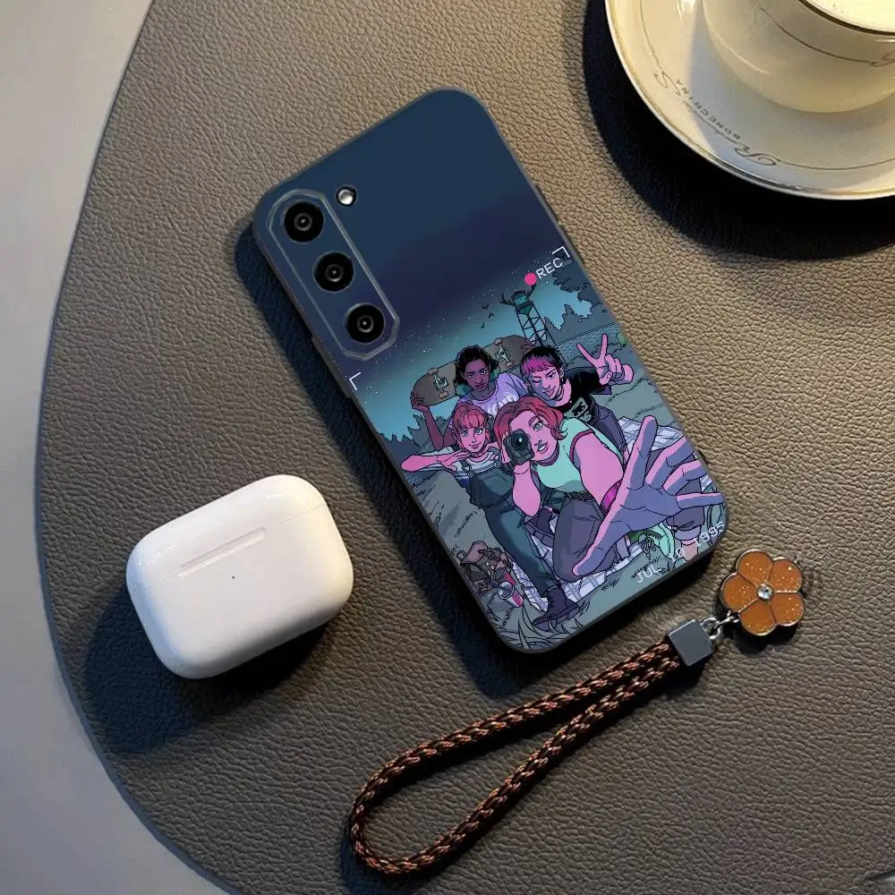

L-Lost R-Records Bloom Rage Phone Case For Samsung Galaxy A73,A72,A71,A70,A53,A52,A51,Others Soft Black Cover