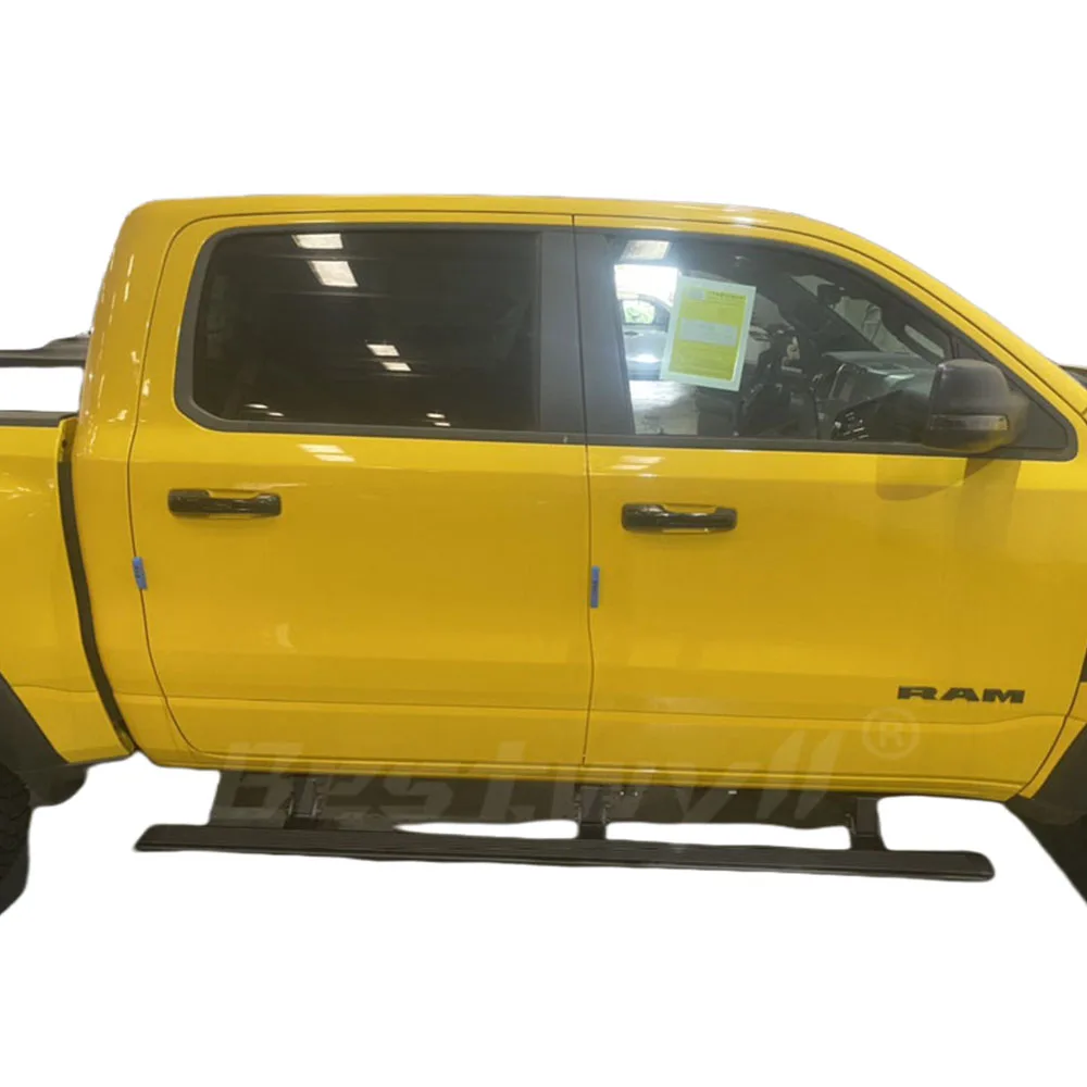 

Foot Run Bar Pedal Automatic Footstep Power Car Running Board 3 Brackets Electric Side Step For Dodge Ram 1500 2019+