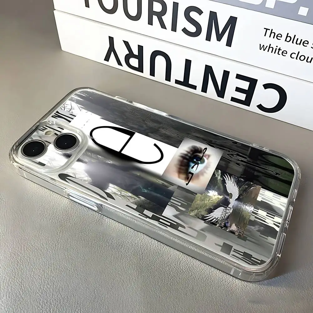 Bladee Crestเคสโทรศัพท์สําหรับiPhone 16,15,14,13,12,11 Pro,Max,Plus,X,XS,XR,SE,มินิซิลิโคนโปร่งใสนุ่ม