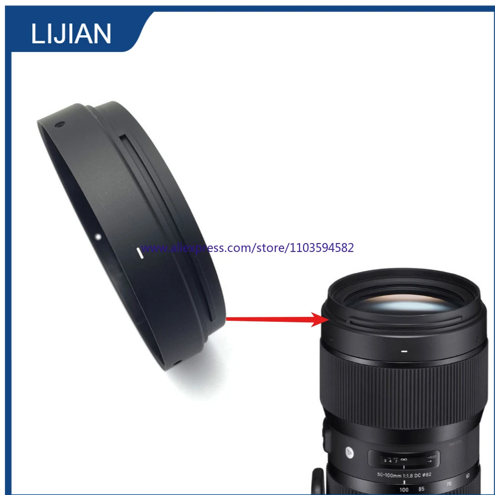 

NEW For Sigma 50-100mm 1:1.8 DC 50-100 mm f/1.8 HSM Art Lens Front Filter Ring UV Fixed Barrel Hood Mount Tube Repair Part