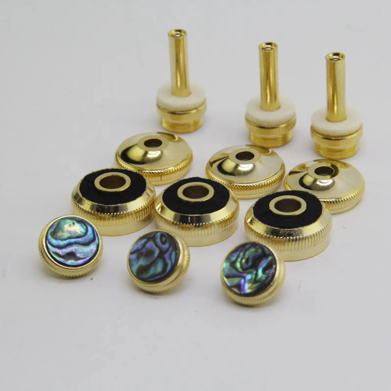 

Gold Plated Connecting Rod Upper And Lower Cover Trumpet Accessory for Enhanced Performance And Aesthetics