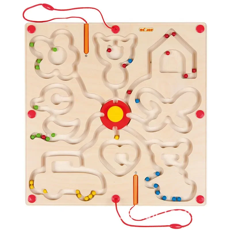 Magnet pen maze game digital wave farm mountain peak