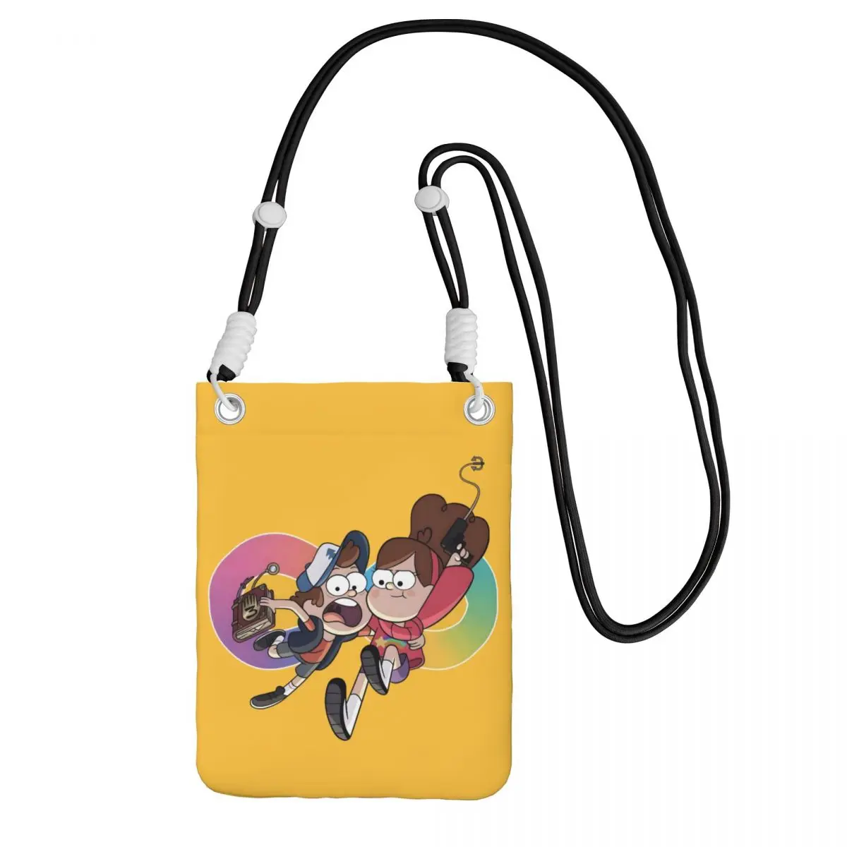 

Сумка для мобильного телефона Gravity Falls на заказ для женщин и мужчин, комедийная анимированная сумка через плечо, сумка для губной помады, мини-кошелек на плечо, кошелек