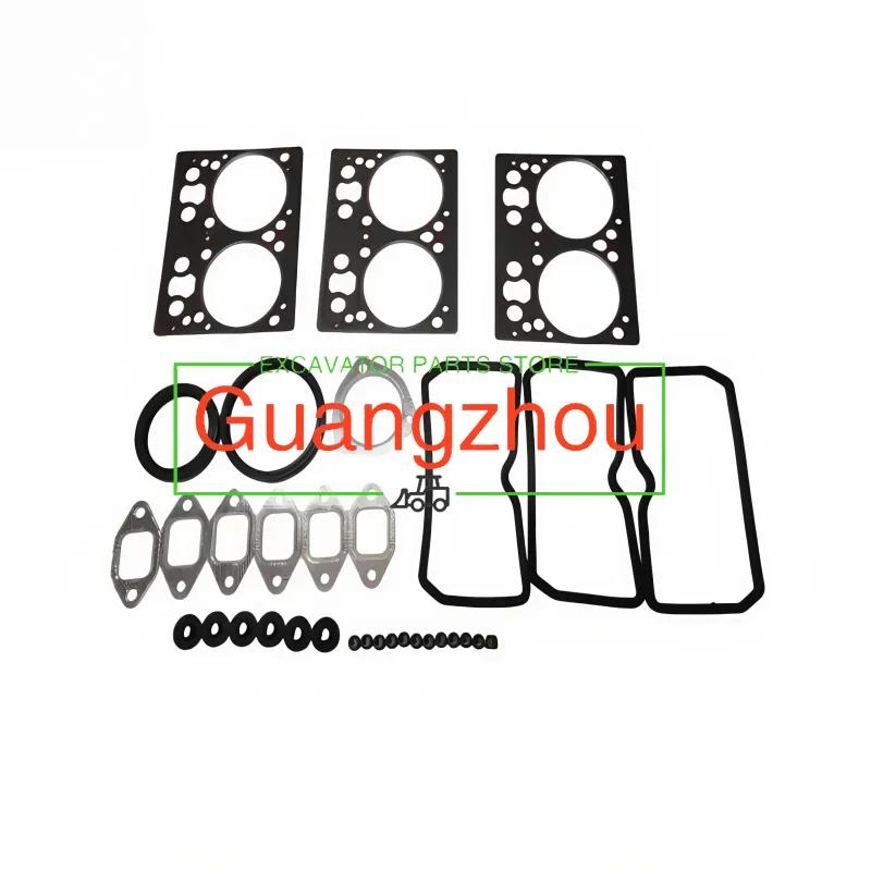 For Doosan DE08 Overhaul Gasket Kit Full Set-Cyl Head,Valve Cover,Oil Pan,In/Exw/Crank Seals for DH150-7|Stop Oil Leaks