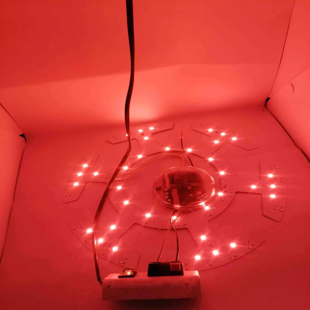 Smart LED Lamp Chip Beads 36WX2 LED Module DIY Ceiling Light Board Remote control RGB+WW+CW Dimming