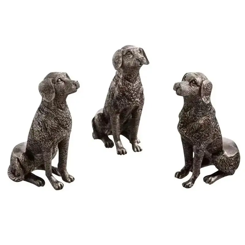 3 Pcs Flower Pot Feet Stand Animal Shape Cat Dog Plant Pots Risers Pad Outdoor Garden Resin Pot Foot Plant Bonsai Holders