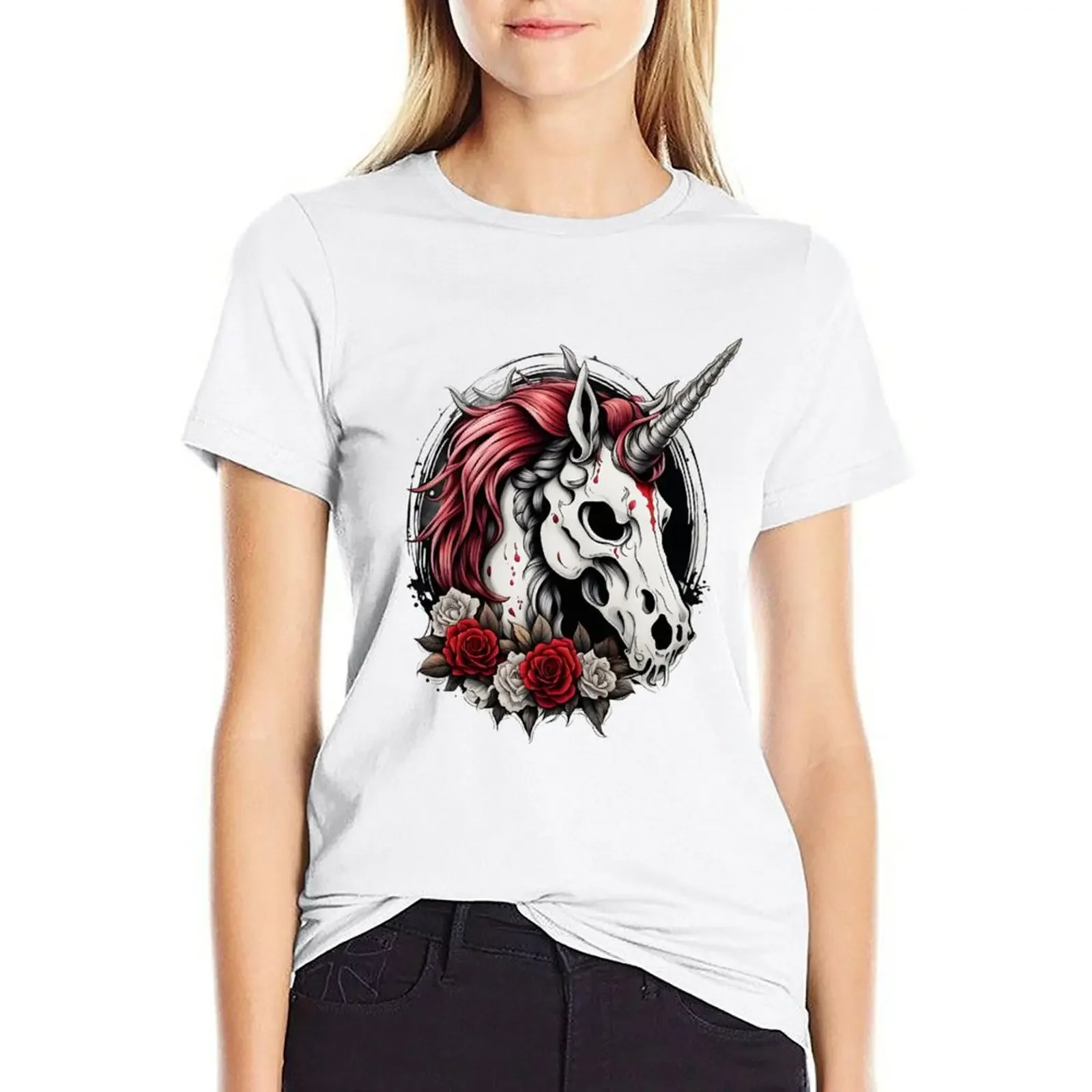 

My poor Unicorn T-shirt oversized vintage clothes t shirts for Womens