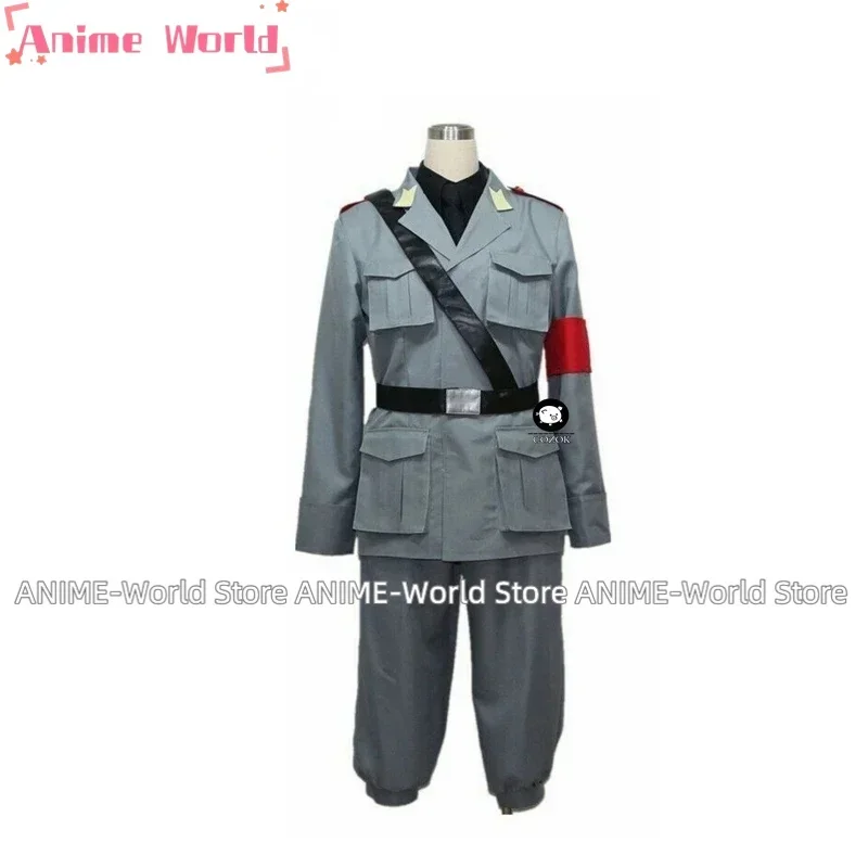 

《Custom size》Chiyomi Anzai Anchovy Uniform Outfit Anime Cosplay Costume Any Size