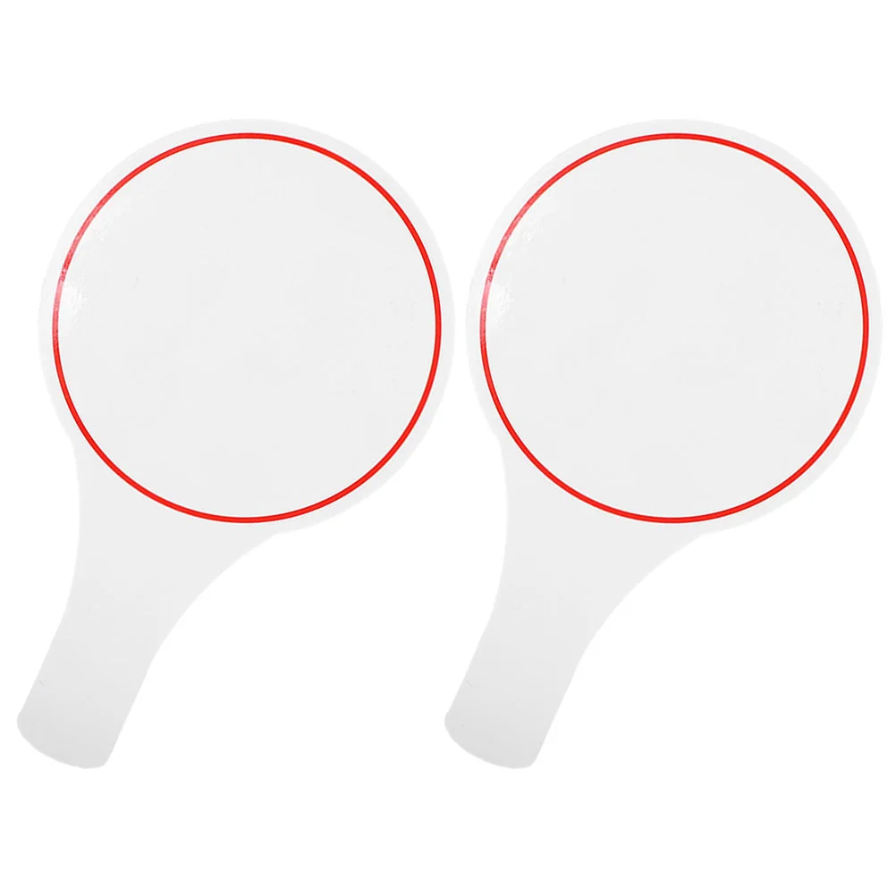 2 Pcs Dry Erase Answer Paddle Score Board Small Whiteboards Crafts Extra Large Poster Child