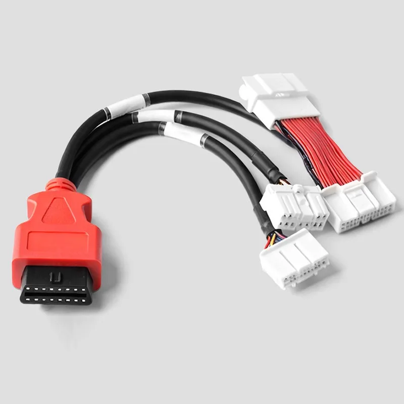 For Tesla Model 3 YX S OBD Diagnostic Car Tools 26Pin/12Pin/20Pin Male Female to 16Pin Cable Dla TSL CAN to 0BD2 Test Connector