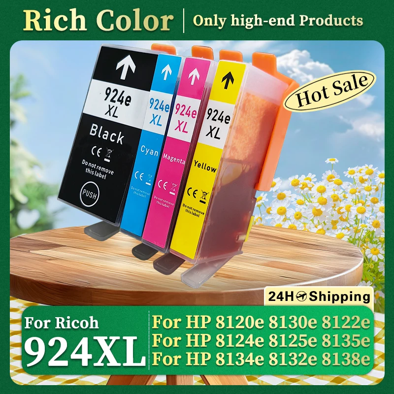 

924e 924XL Premium Color Compatible Ink Cartridge For HP OfficeJet Pro 8120e 8130e 8122e 8124e 8125e 8135e 8134e 8132e Printers