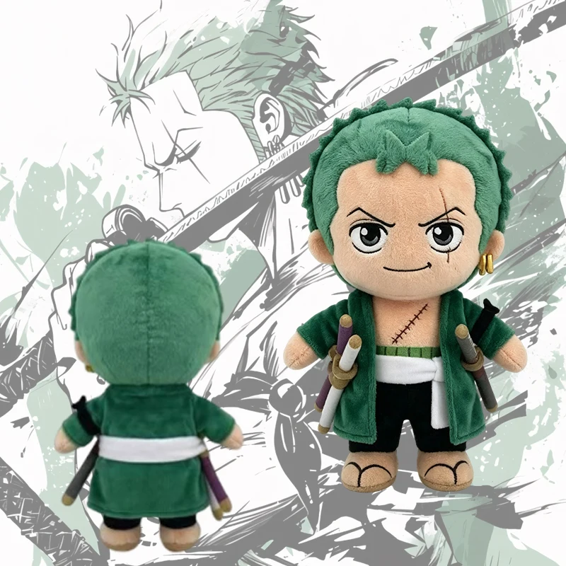 Neue One Piece Luffy Zoro Tony Chopper Plüschpuppe Niedliche Stehende Strohhut-Luffy Rosa Hut Rentier Stofftier Geschenk für Anime-Fans