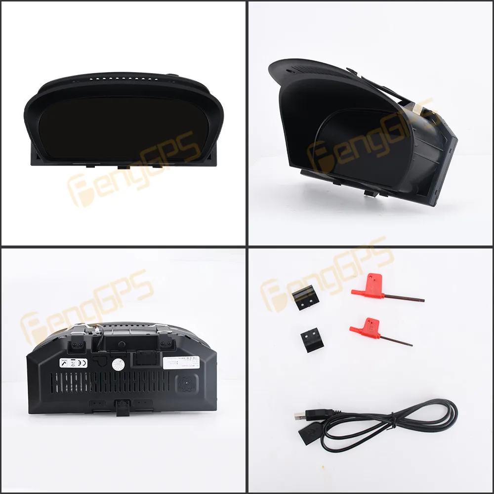 12.3 inch Linux Dashboard For BMW X5 Series E70 E71 2006-2013 CCC/CIC Instrument Car LCD Cluster Pad Virtual CockPit Speedometer