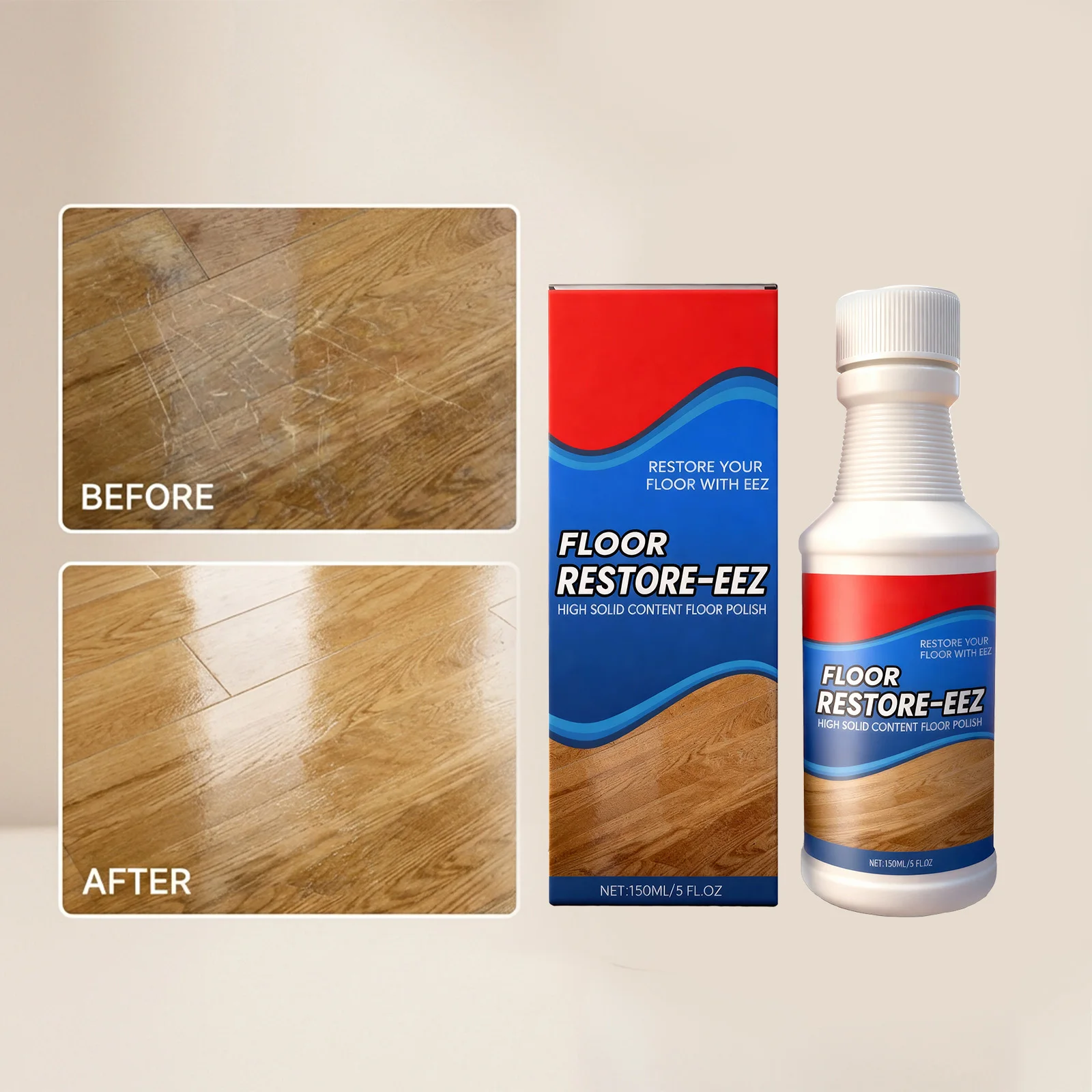 Flooring Protection Agent Professional Wood Floor Restorer Tile Polishing Brightening for Home Apartment Dormitory Living Room
